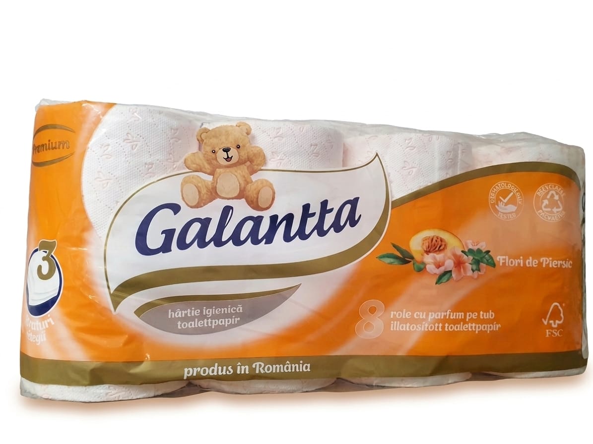 Hârtie Igienică Galantta piersică