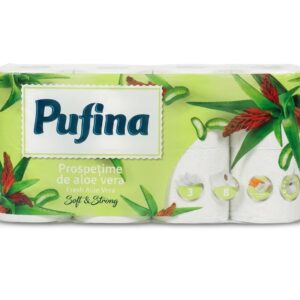 Hârtie igienică Pufina Aloe Vera