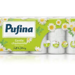 Hârtie igienică Pufina mușețel 10 role