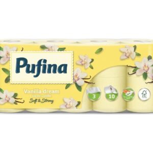 Hârtie igienică Pufina vanilie 10 role