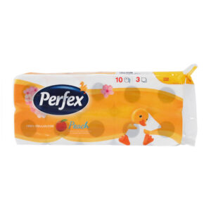 Hârtie igienică Perfex piersică 10 role